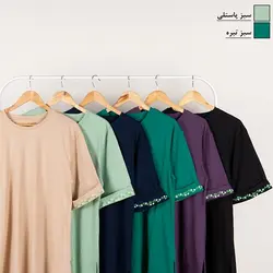 بلوز آستین پاکتی گلدوزی کد 8238