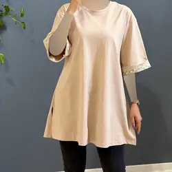 بلوز آستین پاکتی گلدوزی کد 8238