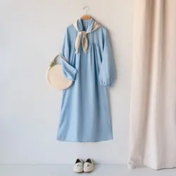 مانتو بلند جلو بسته میگل کد 8287