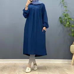 مانتو بلند جلو بسته میگل کد 8287