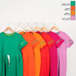 پیراهن آستین گلدوزی 2 کد 8347