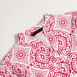 پیراهن لینن طرحدار ویانا کد 8360