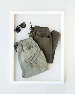 شلوار کتان اسلش مردانه کد 8431