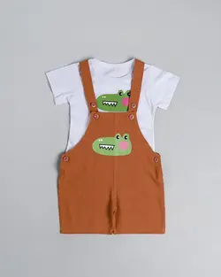 ست تیشرت سرهمی چاپی کودک کد 8633