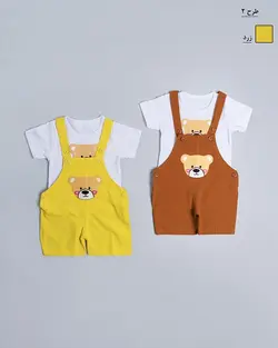 ست تیشرت سرهمی چاپی کودک کد 8633