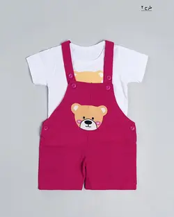 ست تیشرت سرهمی چاپی کودک کد 8633