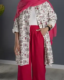 مانتو چاپی سلنا کد 8690