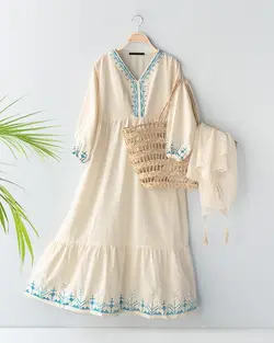 پیراهن بلند دلوین کد 8720