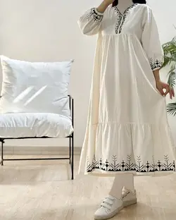 پیراهن بلند دلوین کد 8720