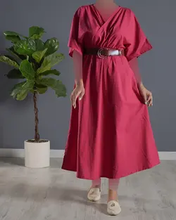 پیراهن کمرکش امیلیا کد 8744