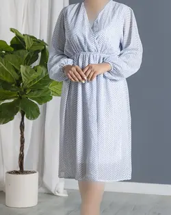 پیراهن حریر دلارای کد 8756