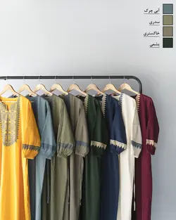 پیراهن چاپی دلبند کد 8807