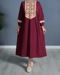 پیراهن چاپی دلبند کد 8807