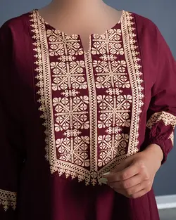 پیراهن چاپی دلبند کد 8807