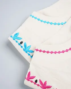 پیراهن آستین گلدوزی آنیل کد 8881