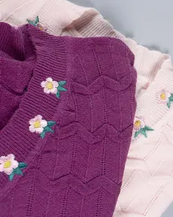 بلوز بافت یقه گلدوزی کد 8901