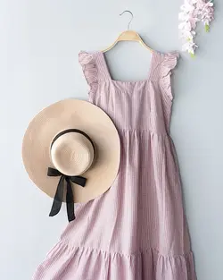 پیراهن راه راه نسیم کد 8946