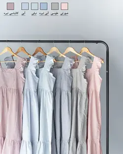 پیراهن راه راه نسیم کد 8946