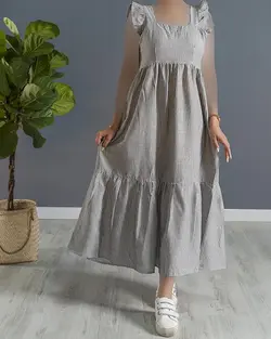 پیراهن راه راه نسیم کد 8946