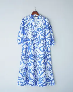 پیراهن بلند یاسمین کد 8958