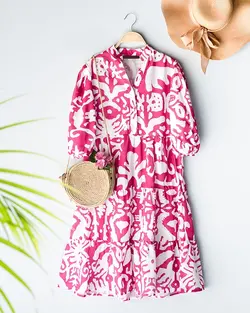 پیراهن بلند یاسمین کد 8958