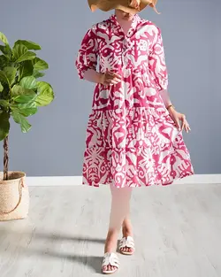 پیراهن بلند یاسمین کد 8958