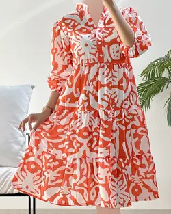 پیراهن بلند یاسمین کد 8958