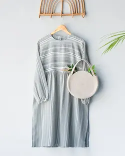 پیراهن راه راه مهرسا کد 8980