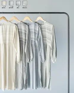 پیراهن راه راه مهرسا کد 8980