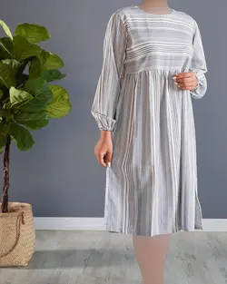 پیراهن راه راه مهرسا کد 8980