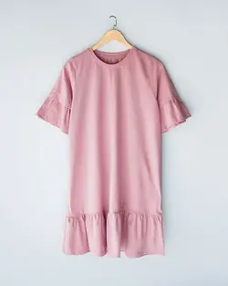 پیراهن پایین چین بهاره کد 8990