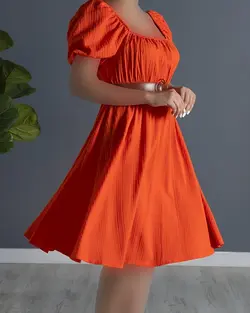 پیراهن کمر کش پارمین کد 9004