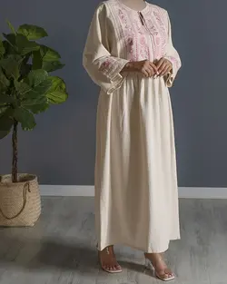 پیراهن گلدوزی فلورا کد 9015