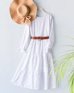 پیراهن خامه دوزی آویسا کد 9031