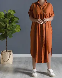 پیراهن بلند پرنسا کد 9041