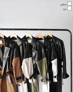 ترنچ کت ساتین کد 9076