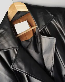 ترنچ کت ساتین کد 9076