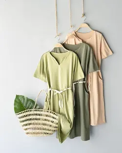 پیراهن رنگی فرنیا کد 9180