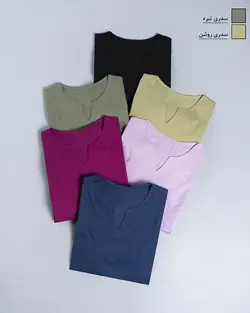 پیراهن رنگی فرنیا کد 9180