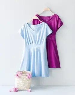 پیراهن رنگی املیا کد 9191