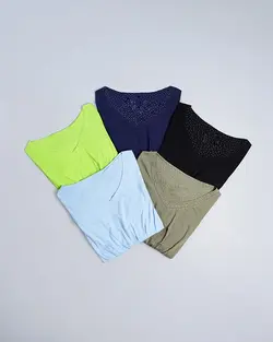 پیراهن رنگی املیا کد 9191