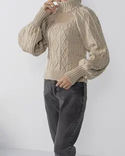 ست بافت دو تیکه دلارام کد 9188