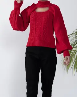 ست بافت دو تیکه دلارام کد 9188