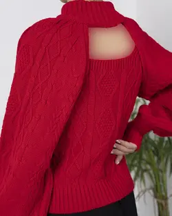 ست بافت دو تیکه دلارام کد 9188