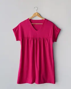 پیراهن آستین پاکتی رنگی کد 9204