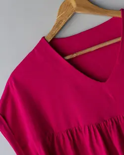 پیراهن آستین پاکتی رنگی کد 9204