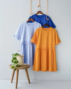 پیراهن رنگی مینو کد 9212