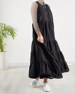 پیراهن لینن آرام کد 9320