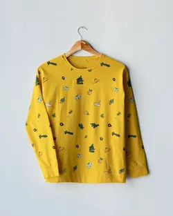 بلوز آستین بلند پروانه کد 9340