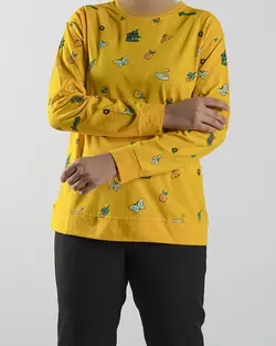 بلوز آستین بلند پروانه کد 9340